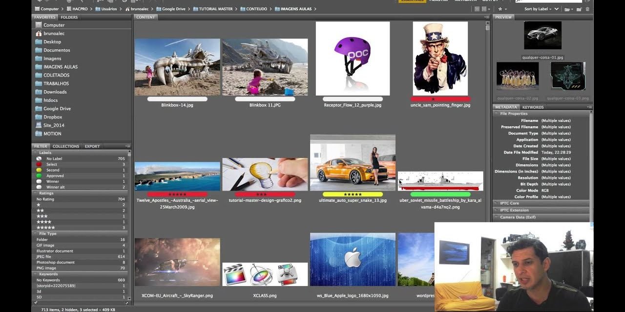 APRENDER ADOBE BRIDGE #2 –  Organize melhor suas imagens.