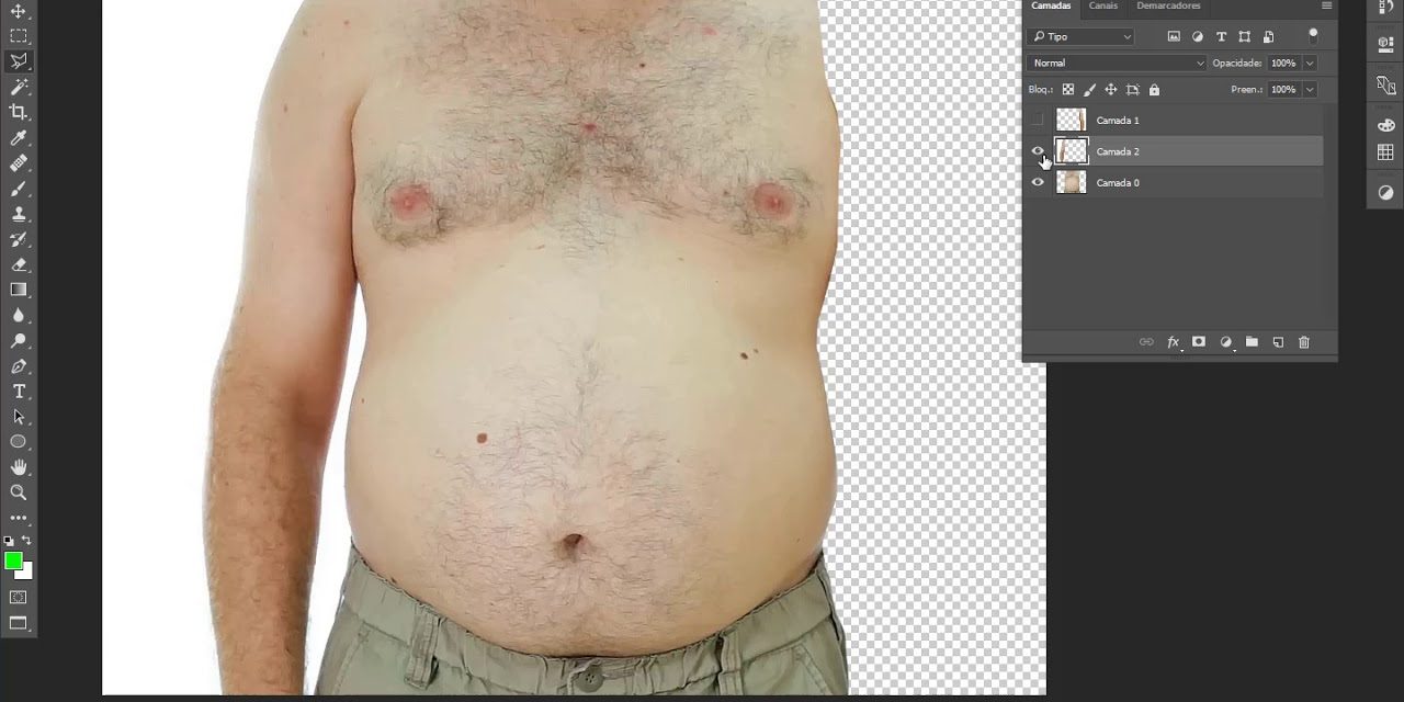 Como diminuir a barriga no Photoshop digitalmente