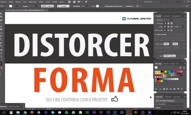 PODEROSAS FERRAMENTAS para distorcer as formas no Illustrator.