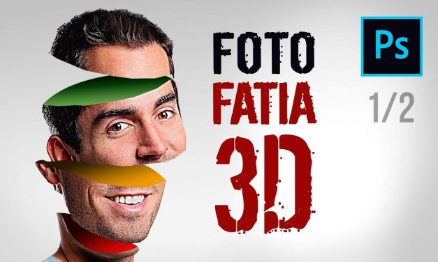 1/2 – COMO FAZER EFEITO 3D NO PHOTOSHOP – Efeito 3D de Rosto Fatiado no Photoshop