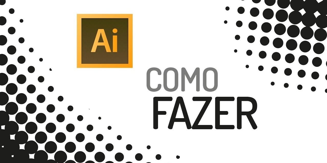 COMO CRIAR EFEITO RETÍCULA DE IMPRESSÃO (Reticulado – Halftone) Curso de Adobe Illustrator cc 2017.