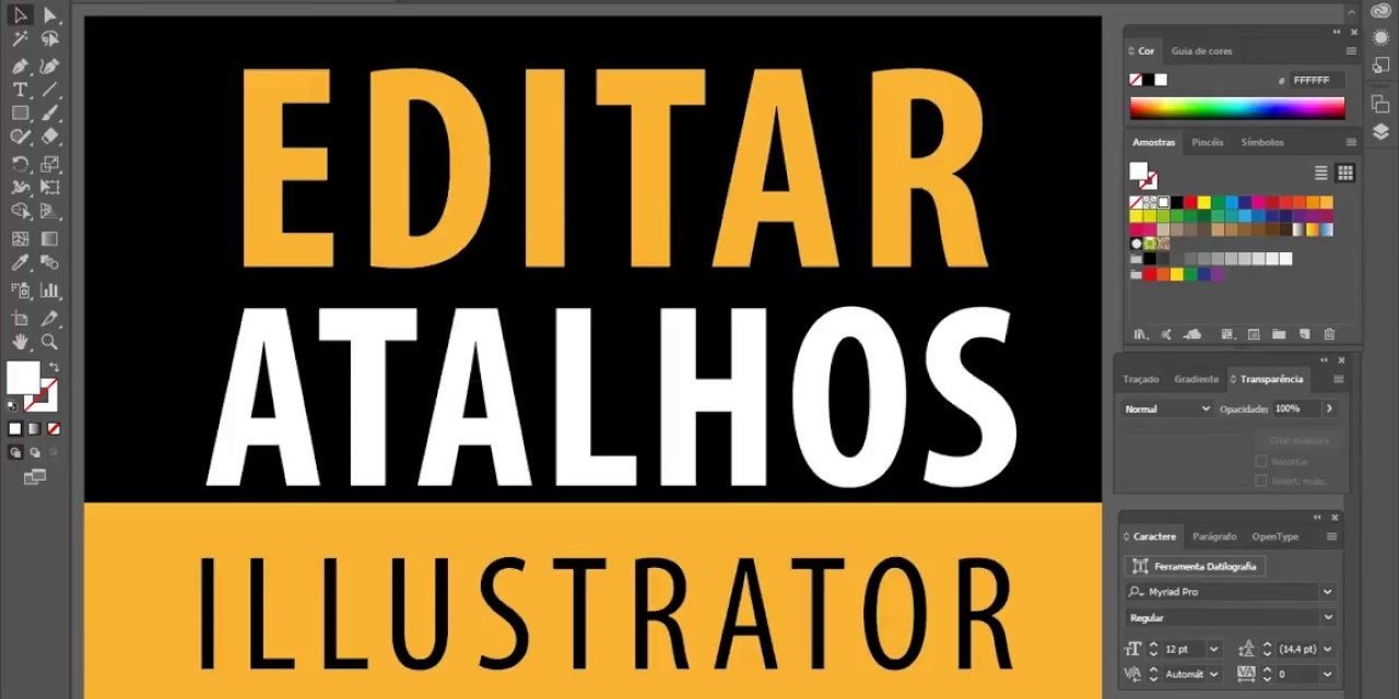 Curso de Illustrator CC – Como editar atalhos do Illustrator – Shortcuts