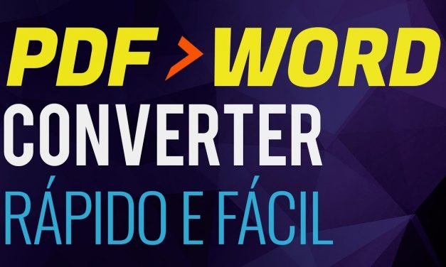 COMO CONVERTER PDF EM WORD – Rápido, fácil e grátis. CLIQUE E VEJA!